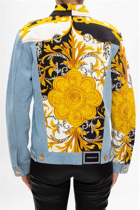 versace style jacket|versace denim jacket women's.